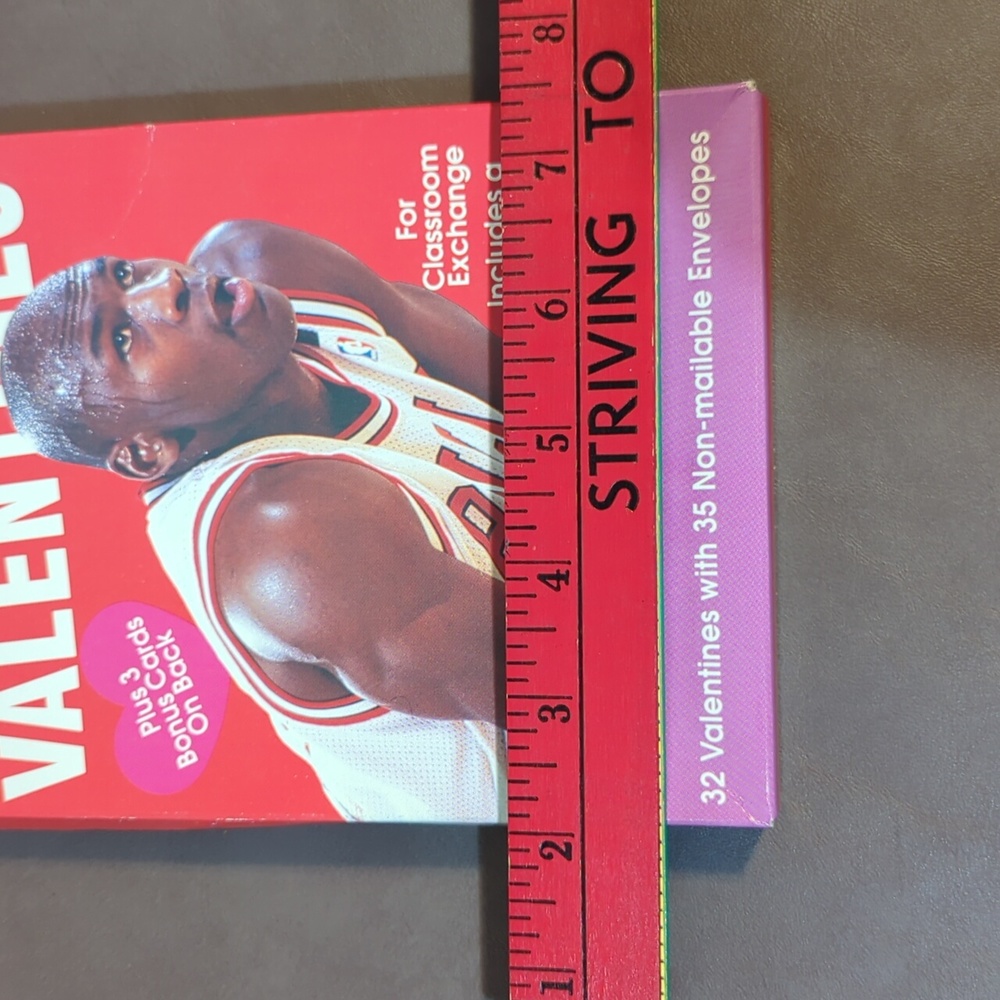 Michael Jordan Valentines by Gibson 32 +3 cut outs envelopes NBA Jump Inc - Picture 10 of 10